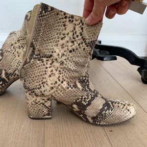 Free People Snakeskin Boots